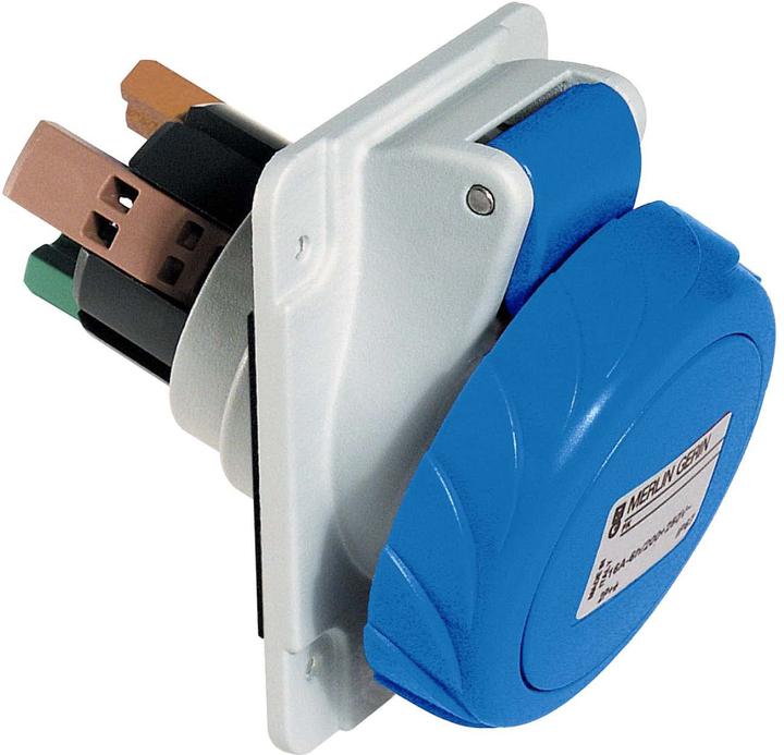 Actual product image Schneider Electric SE PKY32F723 Surface-mounted socket outlet, angled, IP67, 32A, 230V, 3p
