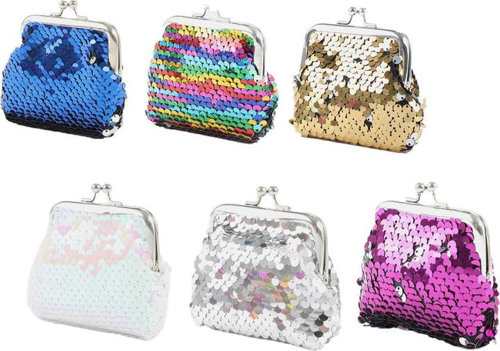 Image du produit Toi-Toys Porte-monnaie rétro avec paillettes