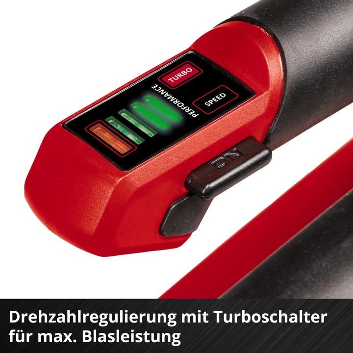Actual product image Einhell GP-LB 18/200 Li E-Solo PowerX-Change (Rechargeable battery operated, Leaf blower)