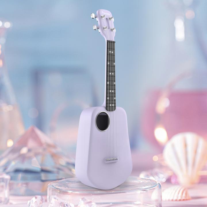 Actual product image Popu Music Ukulele Populele 2 Silver (Acoustic)