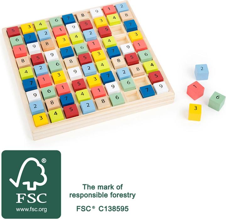 Produktbild small foot Sudoku Educate (Deutsch, Italienisch, Französisch, Schweizerdeutsch, Englisch)