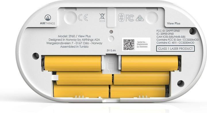 Actual product image Airthings View Plus