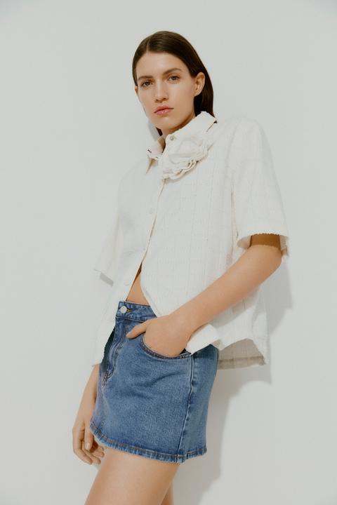Actual product image Vila Roses - Short sleeve shirt (36)