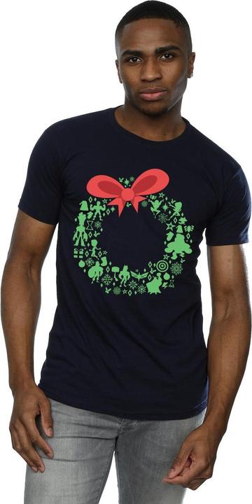 Produktbild Avengers Christmas Wreath TShirt (S)