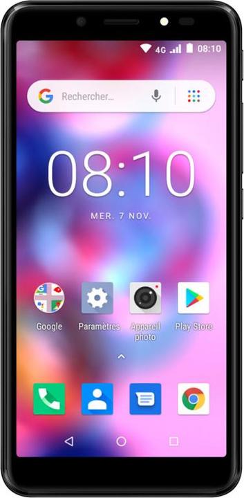Immagine prodotto Konrow Easy 55 - Android 8.1 - 4G - Display 5.34" - Dual Sim - 8GB, 1GB RAM - Nero (8 GB, Nero, 5.34")
