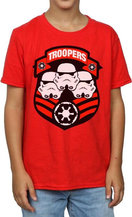 Actual product image Star Wars Boys Stormtrooper Troopers T-Shirt (140, 146)