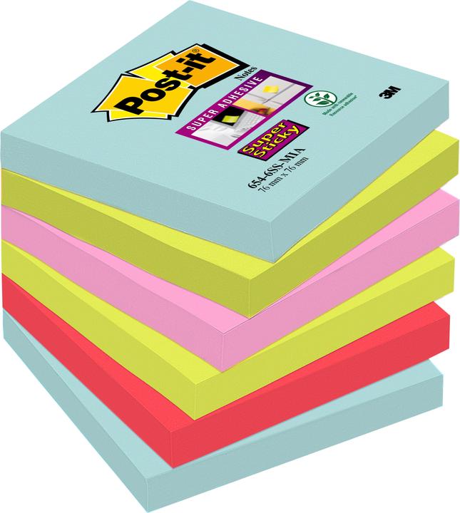 Image du produit Post-it Super Sticky (76 x 76 mm)