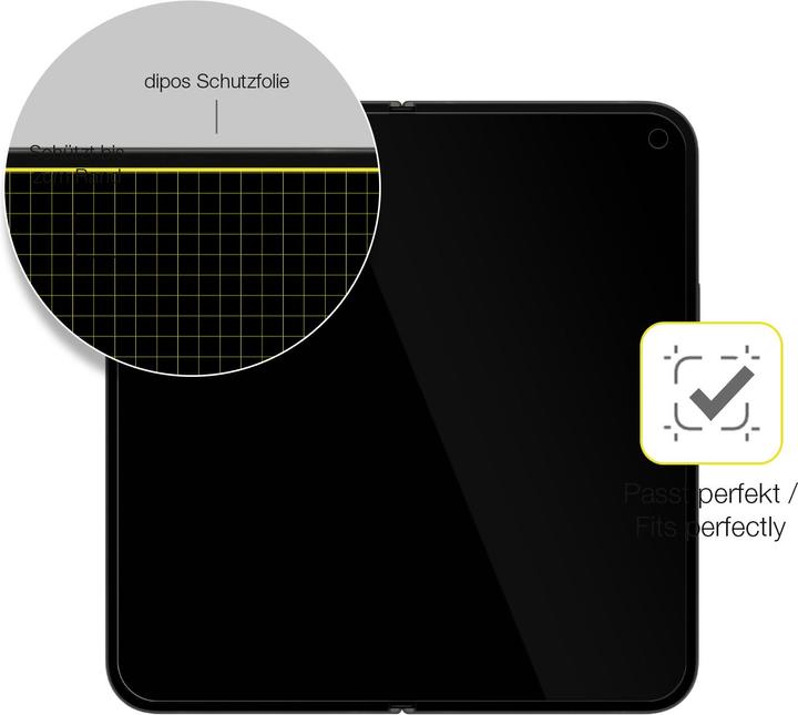 Immagine prodotto Dipos 3D Full-Cover Pellicola Protettiva (1 Pezzo/i, Google Pixel 9 Pro Fold)