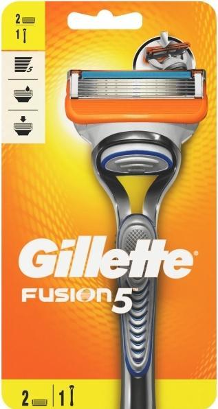 Gillette Fusion5 Razor Handle + 2 blades
