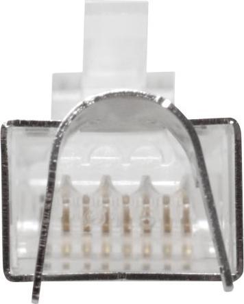 Produktbild RJ45 (8P/8C) CAT6A shielded modulaire connector for round cable with solid or standed conductors. Su