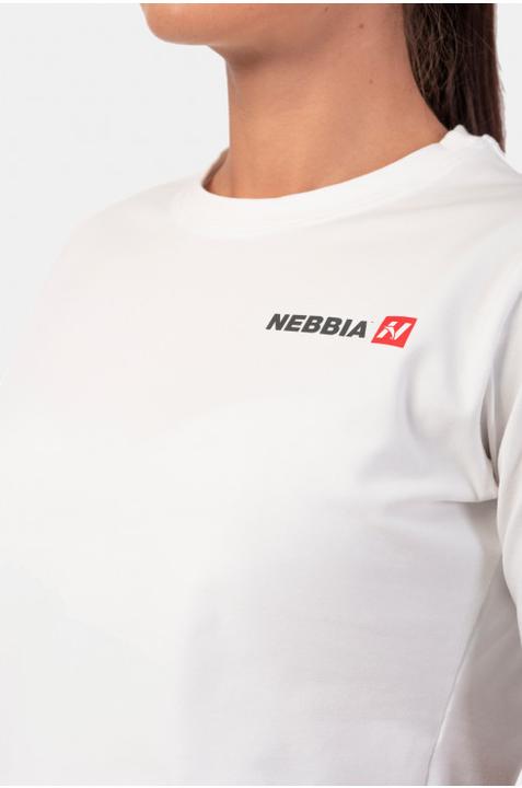 Image du produit Nebbia Logo Minimalist Crop Top 600 Cream (S)