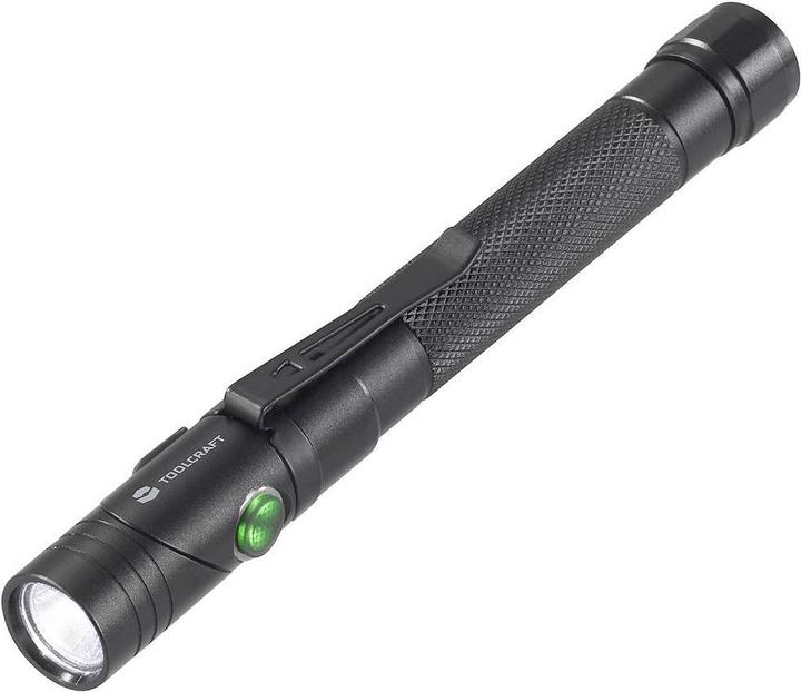 Produktbild Toolcraft 2 in 1 SMD LED Taschenlampe mit Stroboskopmodus, mit USB-Schnittstelle (14.20 cm, 250 lm)
