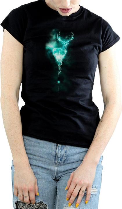 Actual product image Womens/Ladies Patronus Stag Cotton T-Shirt (L)