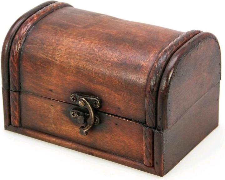 Safe Schatzkiste Holz 21 klein