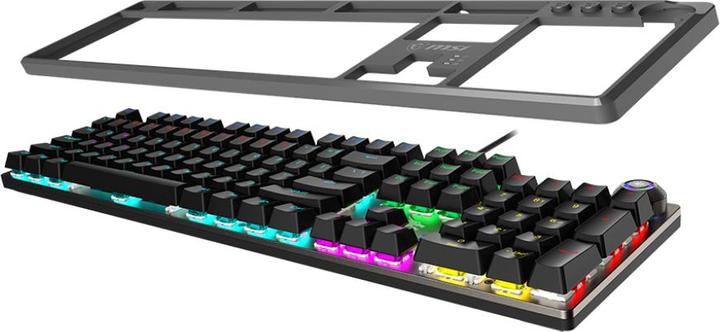 Actual product image MSI FORGE GK310 | Gaming keyboard | Wired | US | Red Switches (Eng. Int., Cable)