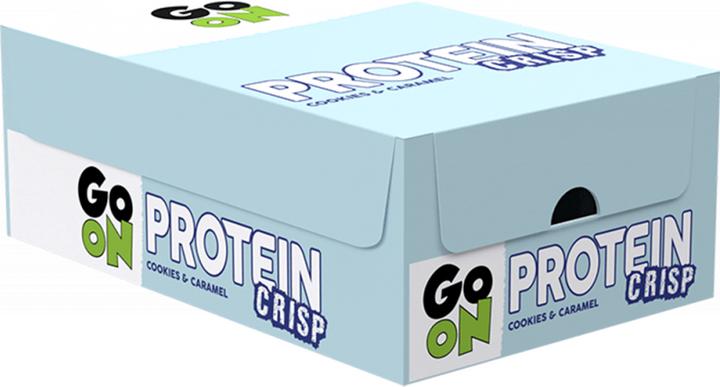 Image du produit Go On Nutrition Barre de protéine Crisp (Cookies & Caramel, 1200 g)
