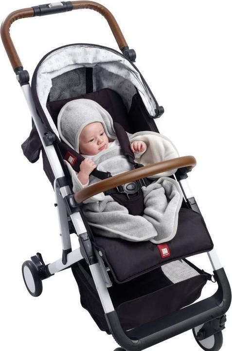 Produktbild Beaba Babynomade doppel Fleece 0-6 M. grau/weiss