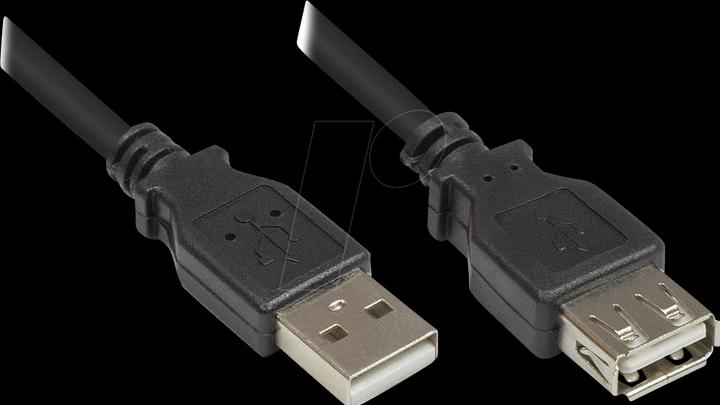 Produktbild Good Connections USB A – USB A Verlängerungskabel (1.80 m, USB 2.0)