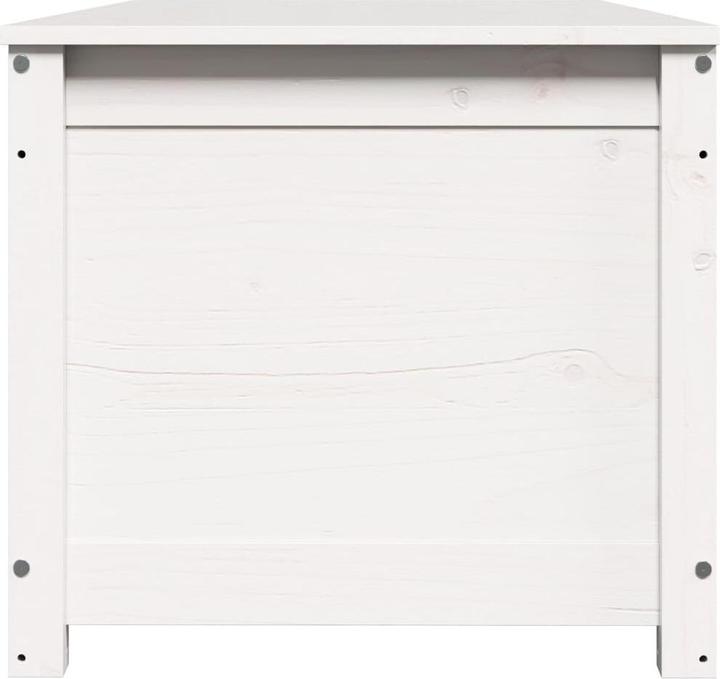 Actual product image VidaXL Truhe Weiss 110x50x45,5 cm Massivholz Kiefer,Farbe