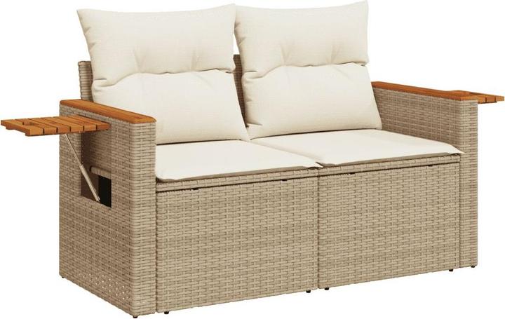 Image du produit VidaXL Meuble de jardin Canapé Salon de jardin Ensemble de jardin 10 pièces Beige