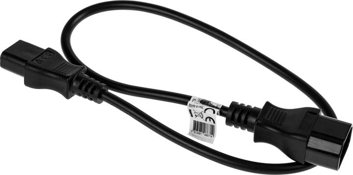 Produktbild Furber Verlängerungskabel C13-C14 0.5 m Schwarz (0.50 m)