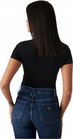 Immagine prodotto Guess Damen T-Shirt Shiny Triangle Schwarz (L)