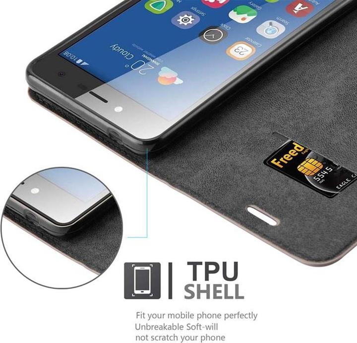 Productafbeelding Cadorabo Boek Onzichtbare Magneethoes (ZTE Blade L7)