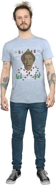 Actual product image Elf Mens Christmas Fair Isle T-Shirt (XXL)