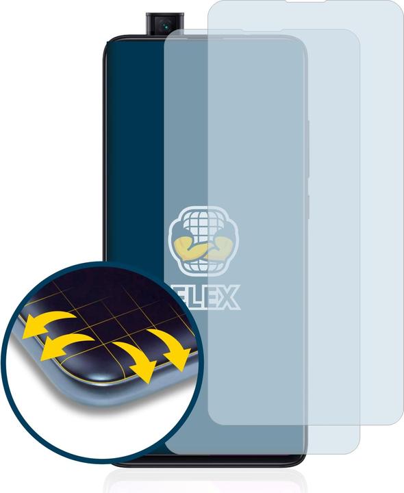 Actual product image BROTECT Full-Cover Protector (2 Piece, Mi 9T Pro)