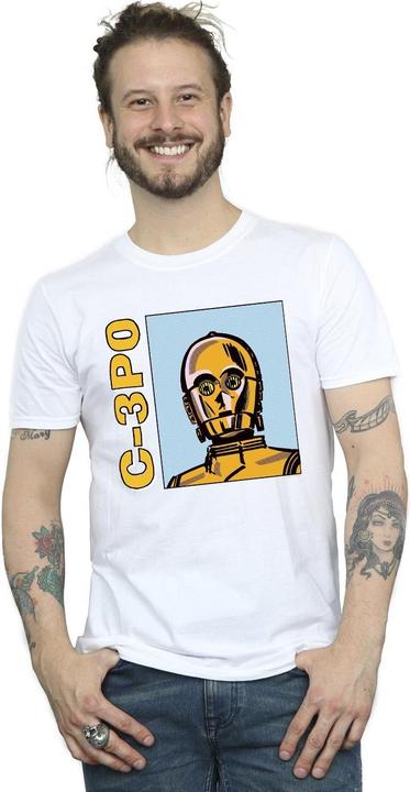 Image du produit Star Wars - T-shirt C3PO LINE ART - Homme (S)