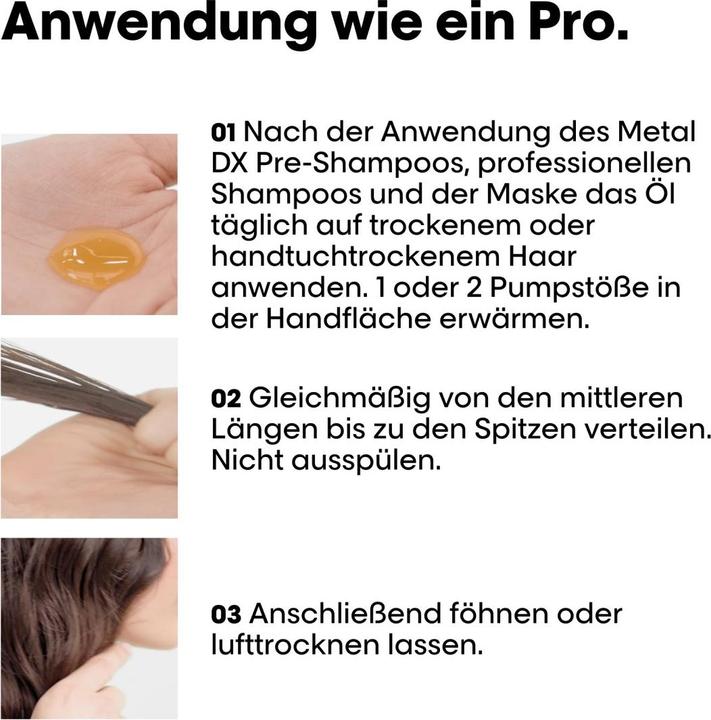 Productafbeelding L'Oréal Professionnel Série Expert Metal DX - Professionele Geconcentreerde Olie (50 ml)