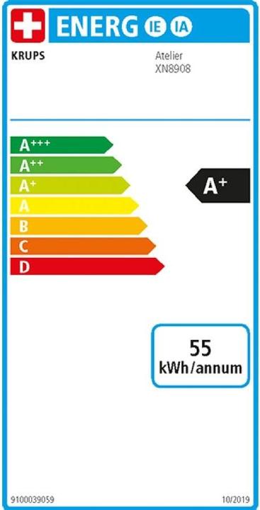Energie-Label Krups Nespresso Atelier (NESPRESSO Original)