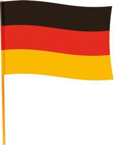 Image du produit Riethmüller Drapeau Allemagne avec hampe, 70x90 cm
