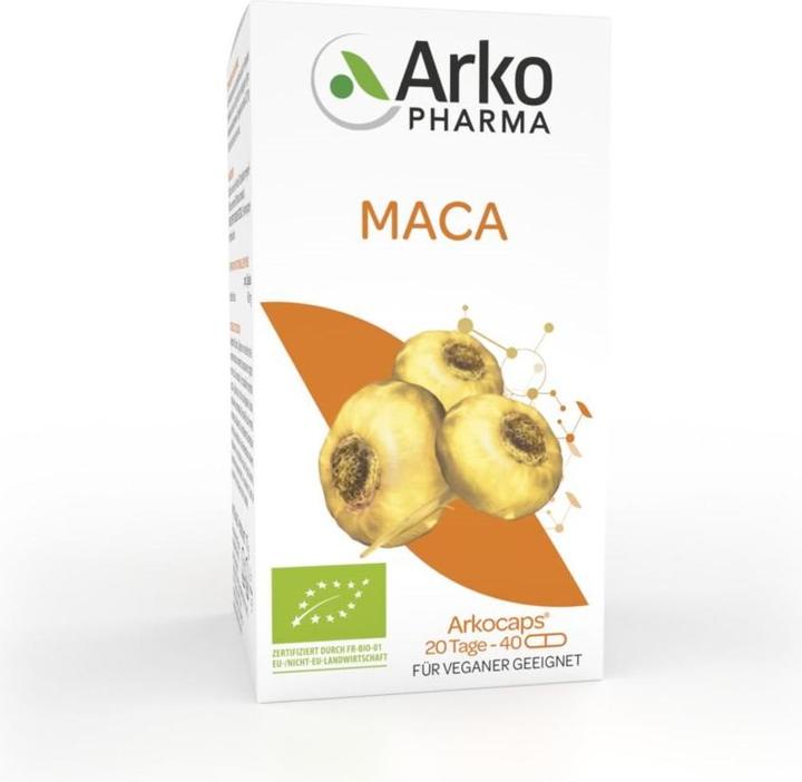 Actual product image Arkopharma Arkocaps Bio Maca Kapseln (40 Piece, Capsules, 41 g)