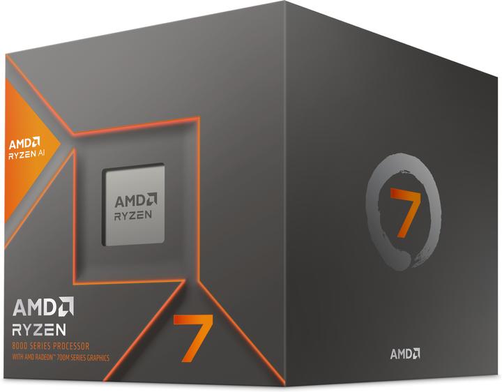 Actual product image AMD Ryzen 7 8700G (AM5, 4.20 GHz, 8 -Core)