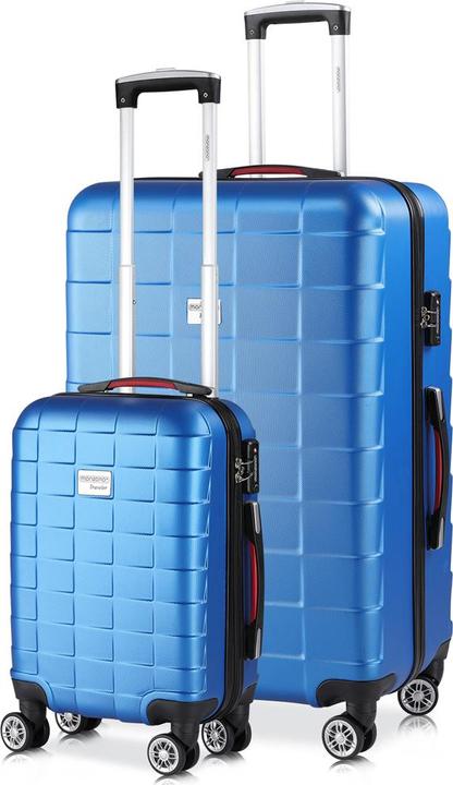 Monzana Set de valises (75 l, M (50 - 90l), XL (à partir de 115l))