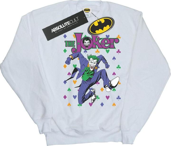 Batman Joker Karten springen Baumwolle Sweatshirt