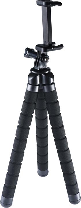 Produktbild Vivanco Flexibles Stativ fuer Smartphones und Aktion Cams, schwarz