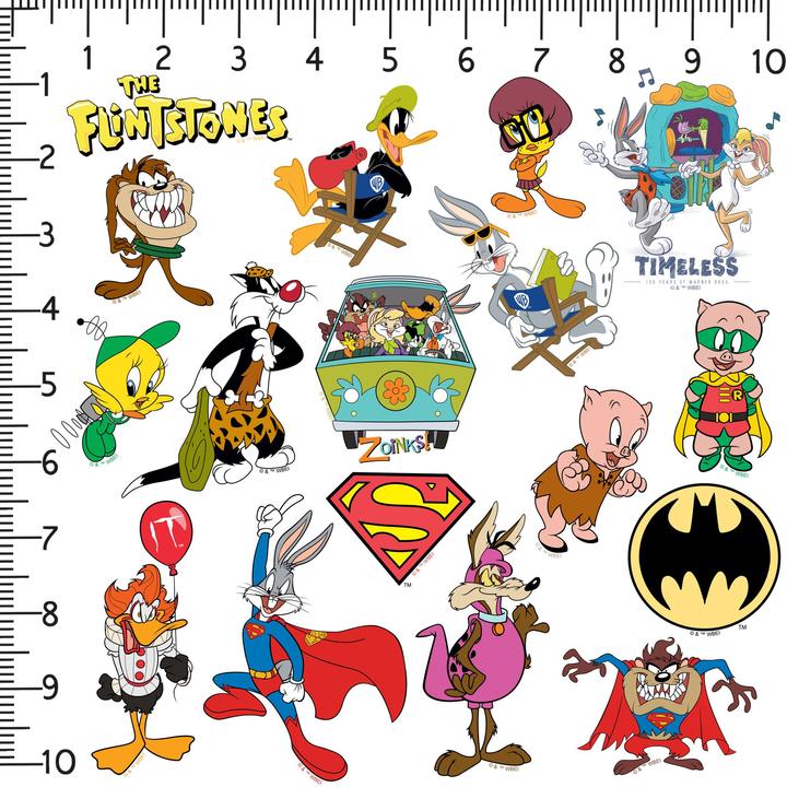 Produktbild Looney Tunes Huldigung Aufkleber Deluxe 50erPack Vinyl