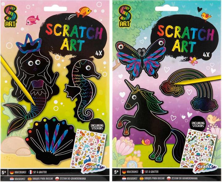 Immagine prodotto Grafix Crea la tua ragazza Scratch Art