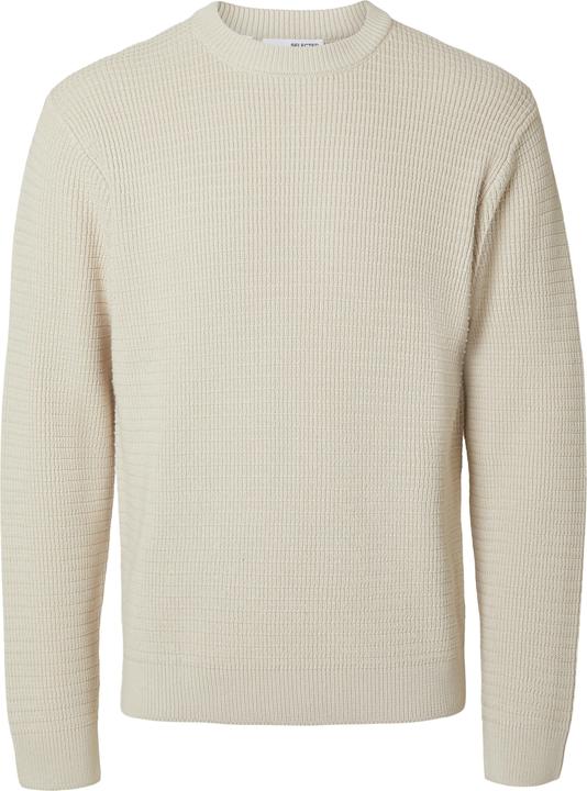 Selected Homme Slhtheo Ls Knit Structure Crew Neck