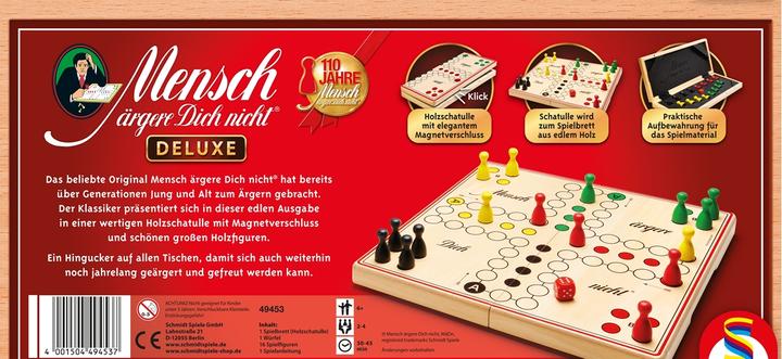 Actual product image Schmidt Spiele Ludo Deluxe (d) (German)