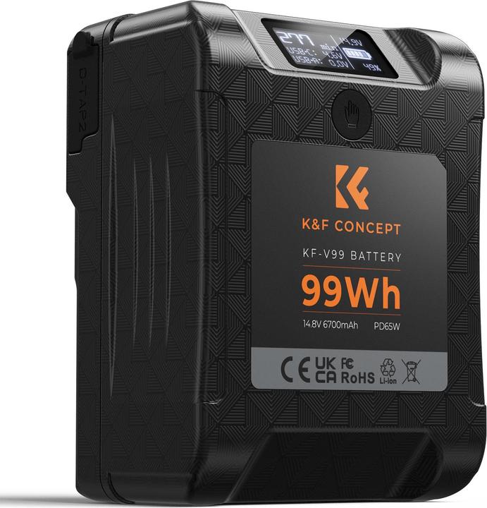 Actual product image K&F Concept MINI V-Lock 6700mAh 99Wh Camera Battery