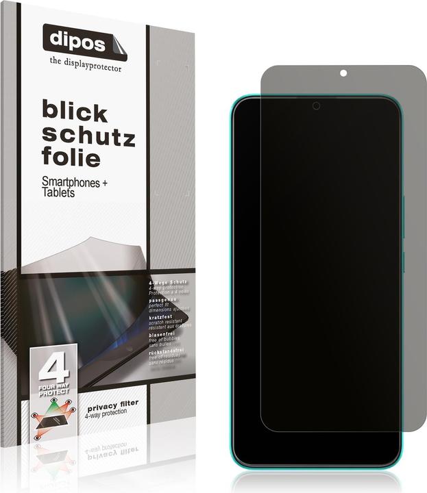 Image du produit Dipos Privacy Film de Protection d’écran 4-Way (1 pièce(s), Wiko T10)