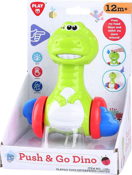 Actual product image Play Push and Go dinosaur play figure