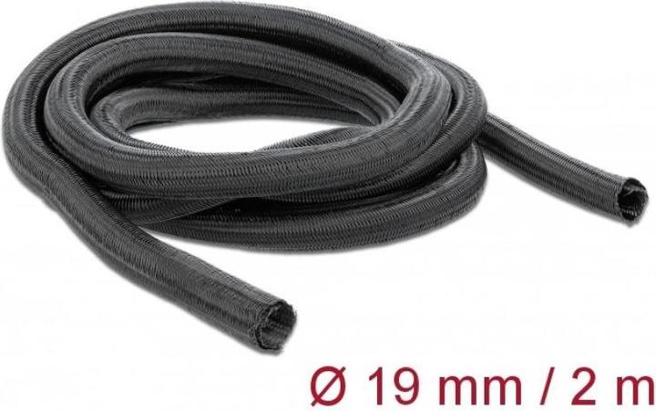 Produktbild Delock Geflechtskabelschlauch, 2mx19mm, sw (Kabelschlauch, 200 cm)