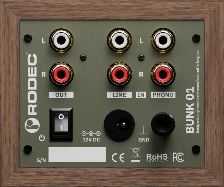 Immagine prodotto Rodec CUCCETTA 01 NOCE / VERDE (Mixer da studio e live)