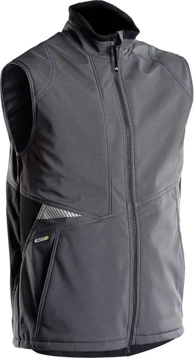 Actual product image Dassy Fusion softshell waistcoat anthracite grey/black size XL (XL)