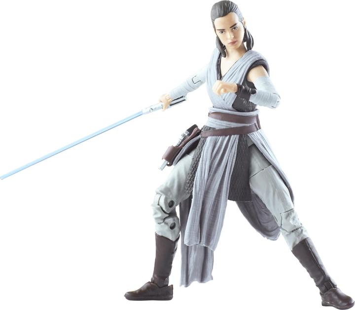 Actual product image Hasbro Star Wars The Last Jedi Black Series Wave 23 Rey Action Figure (Jedi Training)