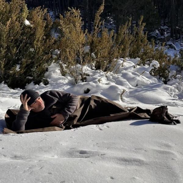Immagine prodotto Bushcraft Rotolo da letto da cowboy in pelle d'olio (200 cm)
